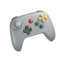 8Bitdo 64 Bluetooth Controller for Analogue 3D / Switch / Windows / Android (Black, White, Grey) (80NE)