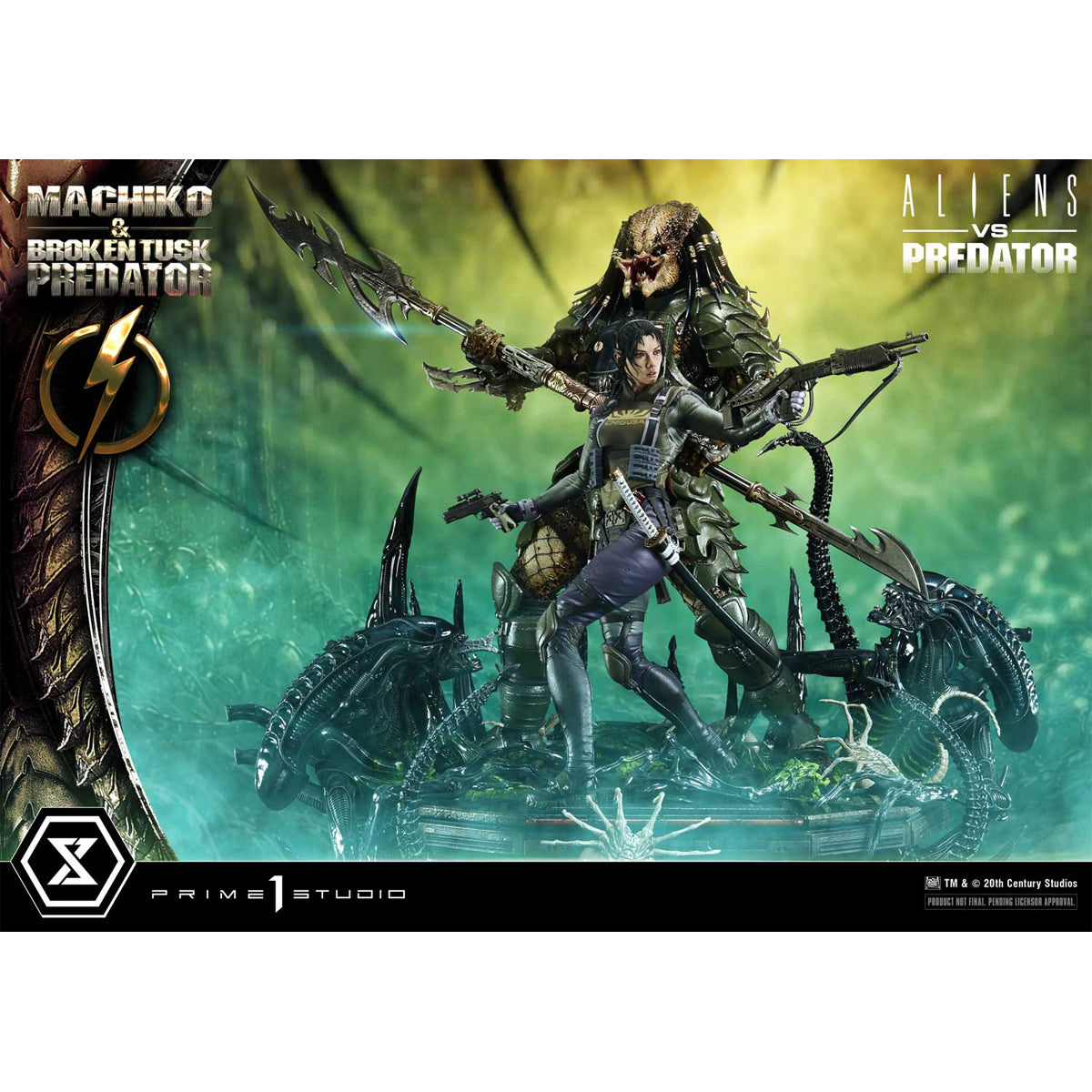Ultimate Premium Masterline Aliens vs. Predator Machiko & Broken Tusk