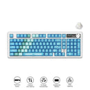 Ajazz AK980 V2 Pro RGB Tri-Mode Mechanical Keyboard (Gradient Blue Transparent) (Lichee Switch)