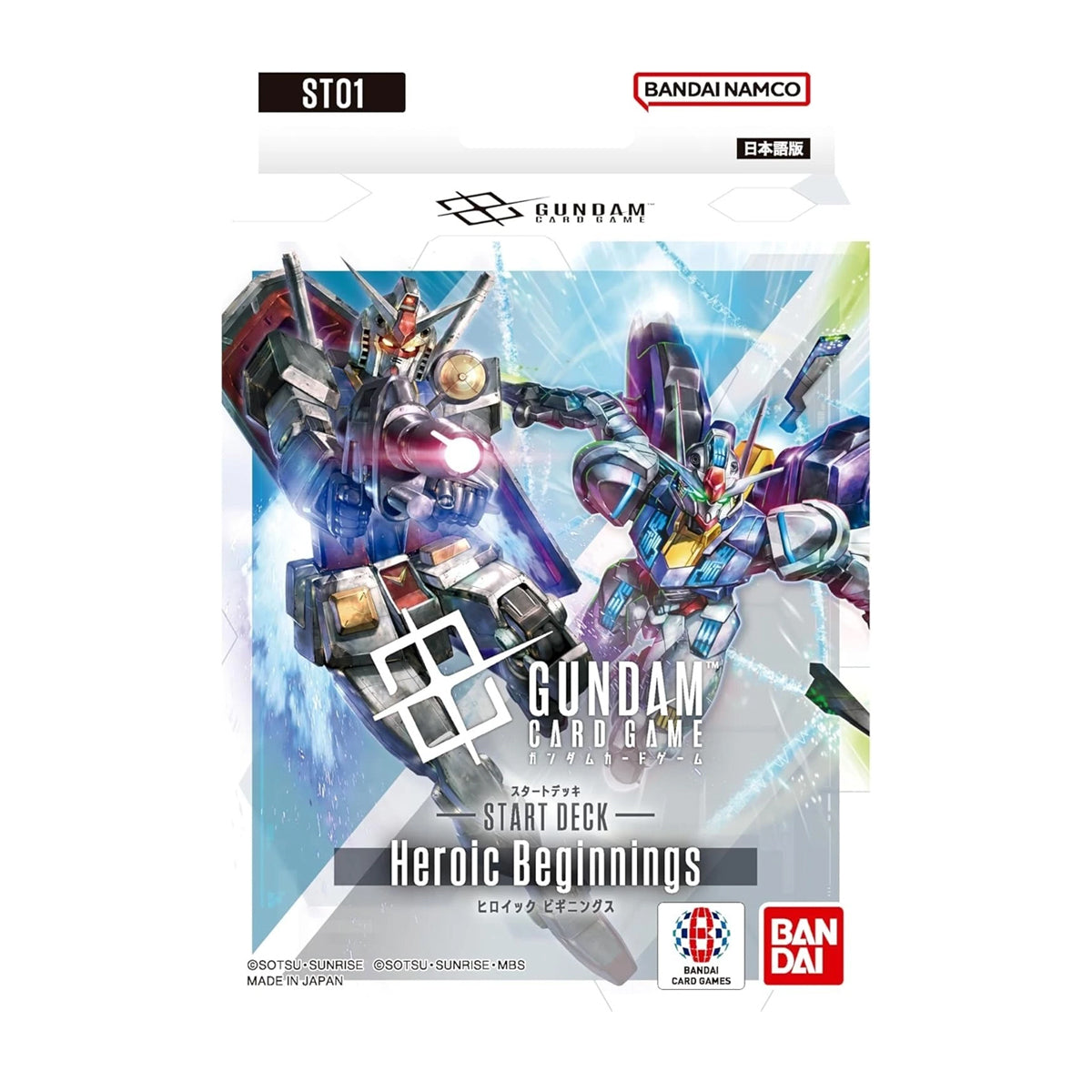 Gundam Card Game Start Deck Heroic Beginnings (ST01) (JPN Ver.)