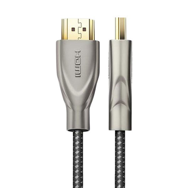 UGreen HDMI 2.0 Male To Male Carbon Fiber Zinc Alloy Cable - 5M (Gray) (HD131/50110)