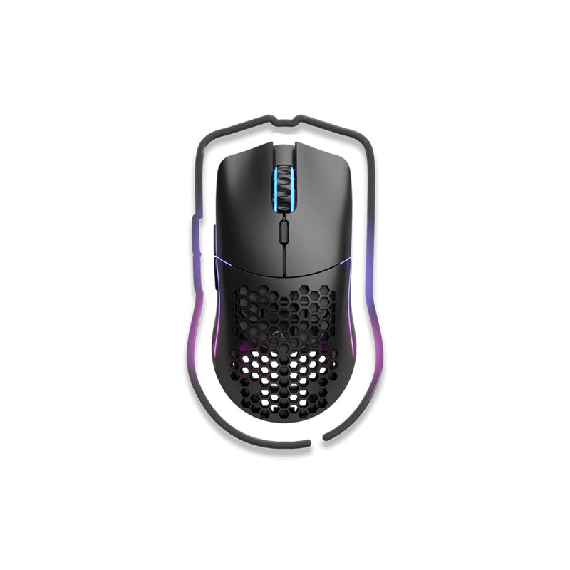  Glorious Gaming Model O- (Minus) Wireless Gaming Mouse - 65g  Superlight Honeycomb Design, RGB, Ambidextrous, Lag Free 2.4GHz Wireless,  Up to 71 Hours Battery - Matte White : Video Games