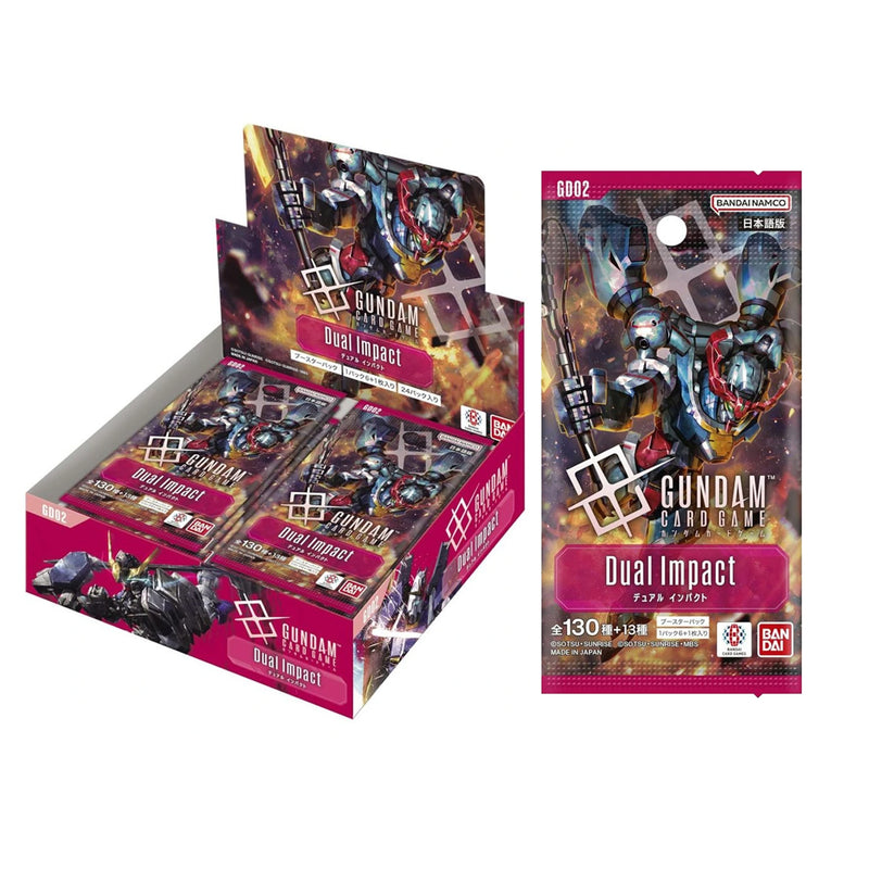 gundam tcg dual impact booster box Gundam Card Game Dual Impact Booster Pack (GD02) (Jap ver)