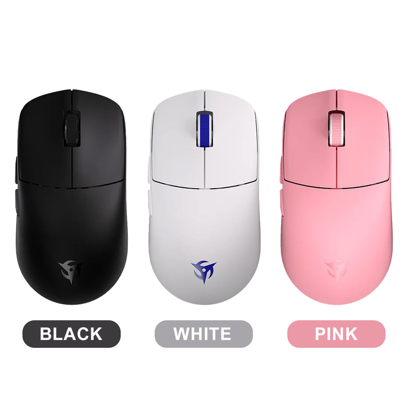 Ninjutso Sora V2 8K Wireless Gaming Mouse (Black, White, Pink)