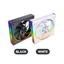 Coolman Drift Fury CM-06SF 120mm Regular ARGB Cooling Fan (Black, White)