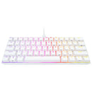 CORSAIR K65 RGB MINI 60% MECHANICAL GAMING KEYBOARD CHERRY MX SPEED (WHITE)