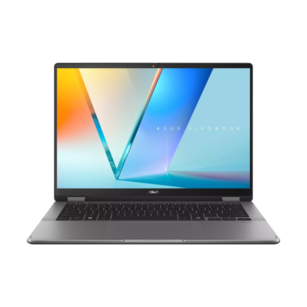 ASUS Vivobook 14 Flip TP3407SA-SG229WSM Laptop (Matte Gray) | 14" WUXGA (1920x1200) OLED | Core Ultra 7 256V | 16GB RAM | 1TB SSD | Intel Arc Graphics | Windows 11 Home | MS Office Home 2024 + MS 365 Basic + ASUS AP4600 Backpack