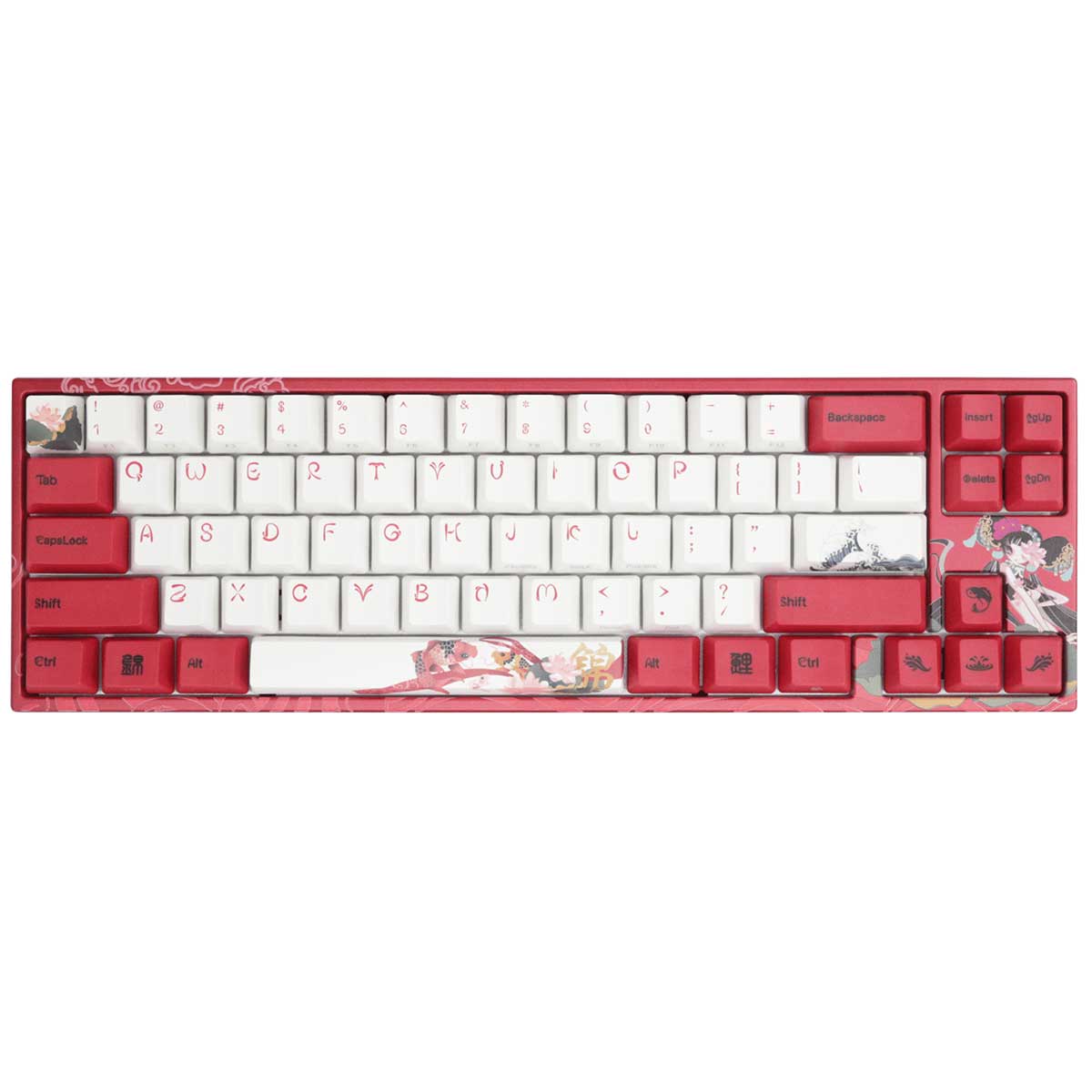 DUCKY MIYA PRO KOI MECHANICAL KEYBOARD (CHERRY MX BLUE) (MY68NC1N/WR2BNGJV) - DataBlitz