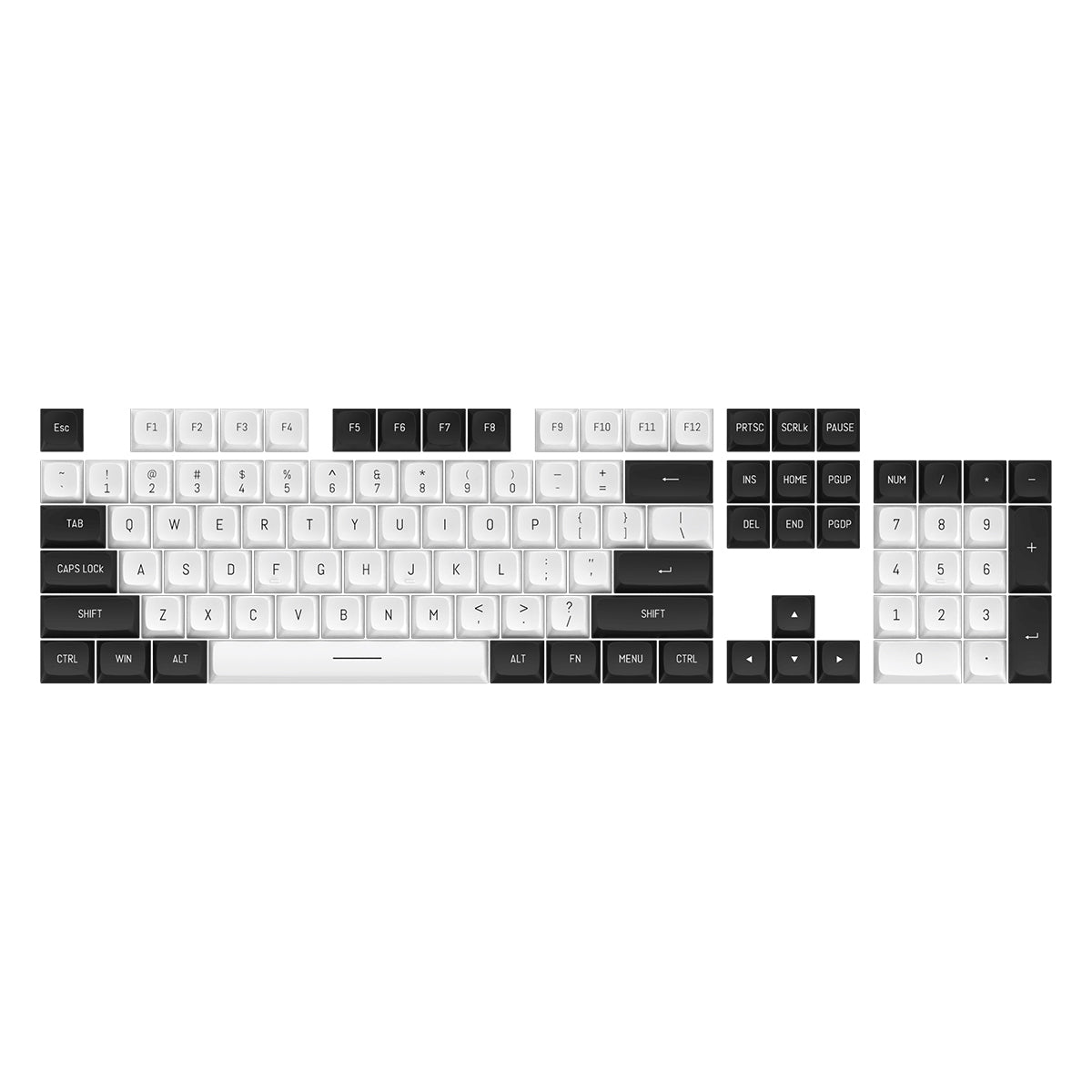 Redragon A132 PBT Double Shot Keycap-150 Keycaps For All Mechanical Keyboards - DataBlitz
