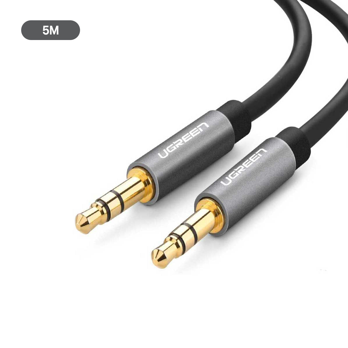 UGreen 3.5mm Male To Male Round Cable (0.5m, 1m, 1.5m, 2m, 3m, 5m) (AV119)