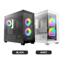 Ocypus Gamma C52 ARGB Mini-Tower Panoramic View Case with ARGB Fans