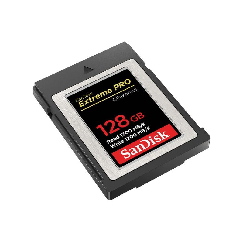 SanDisk Extreme PRO 128GB CFexpress Card TYPE-B 1700MB/s Read 1200MB/s Write SD Card