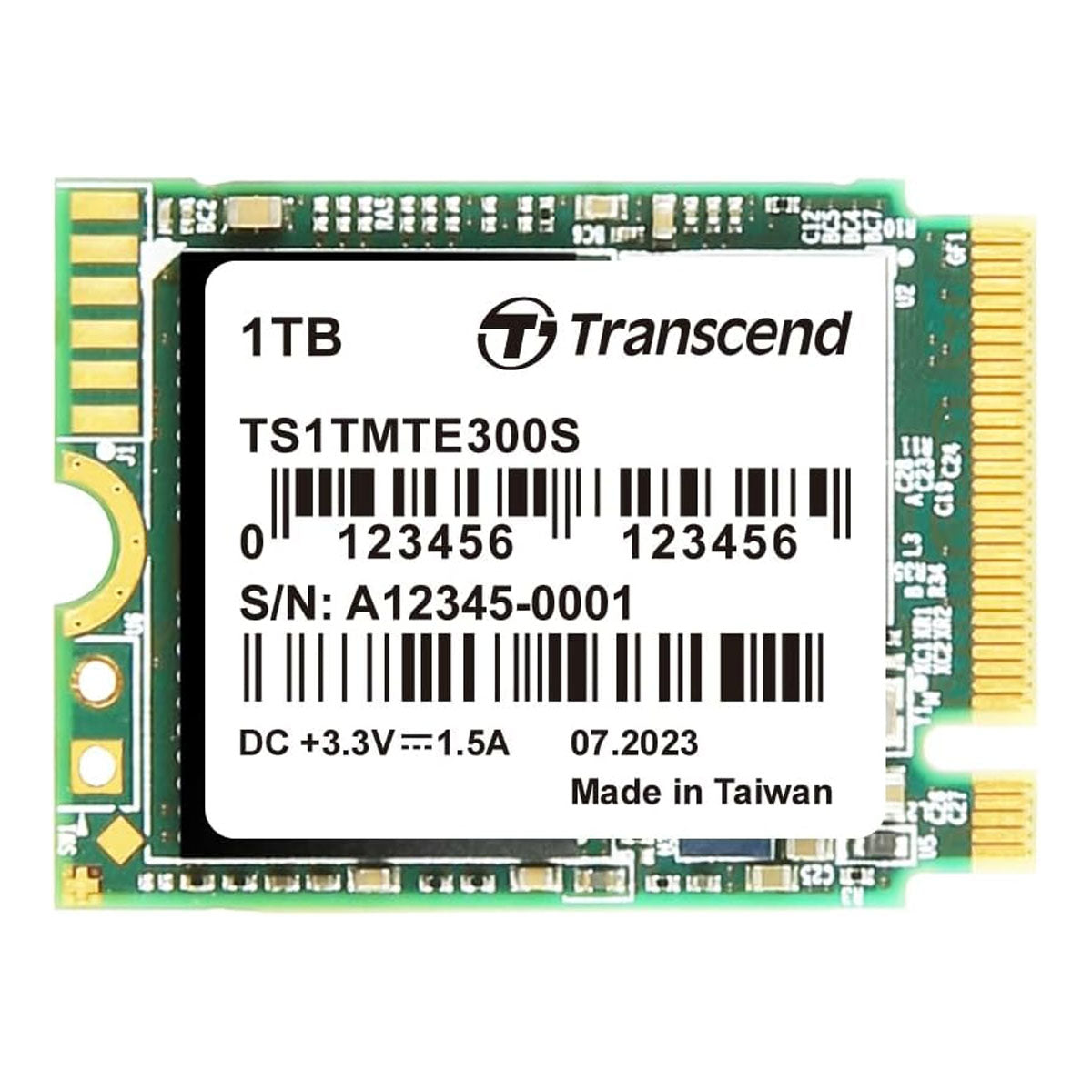 Transcend 512GB M.2 2230 PCIE Gen 3 X4 3D NAND NVME SSD