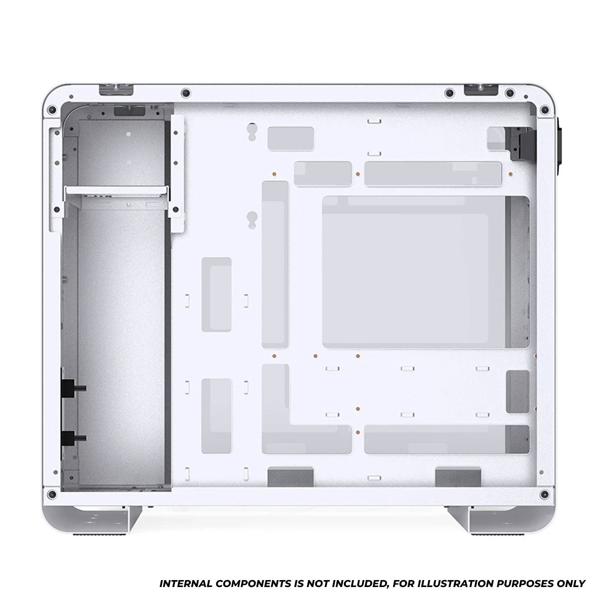 Jonsbo U4 Mini M-ATX Computer Case (Black, White)