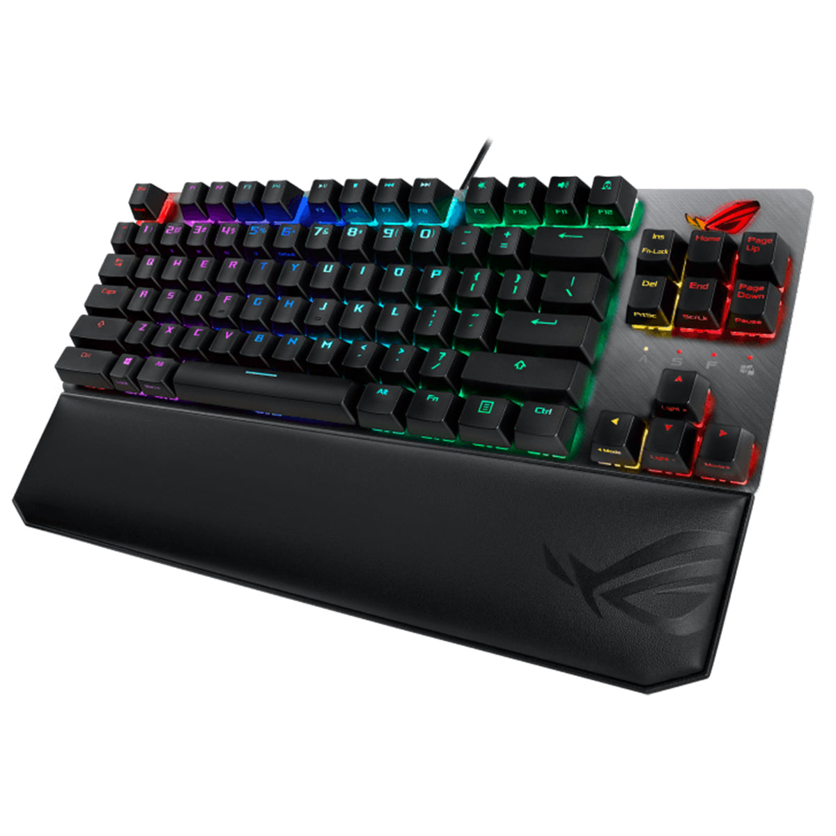 ASUS ROG STRIX X801 RGB SCOPE TKL DELUXE MECHANICAL GAMING KEYBOARD (CHERRY MX RGB RED) - DataBlitz