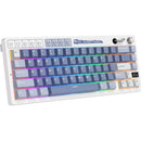 Royal Kludge RK M65 Tri-Mode RGB 66 Keys Hot-Swappable Mechanical Keyboard Ocean Blue