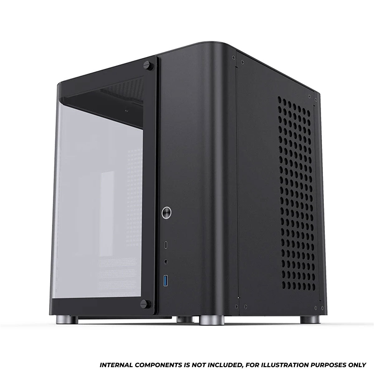 Jonsbo TK-1 M-ATX Separated Cabinet Computer Case (Black, White)