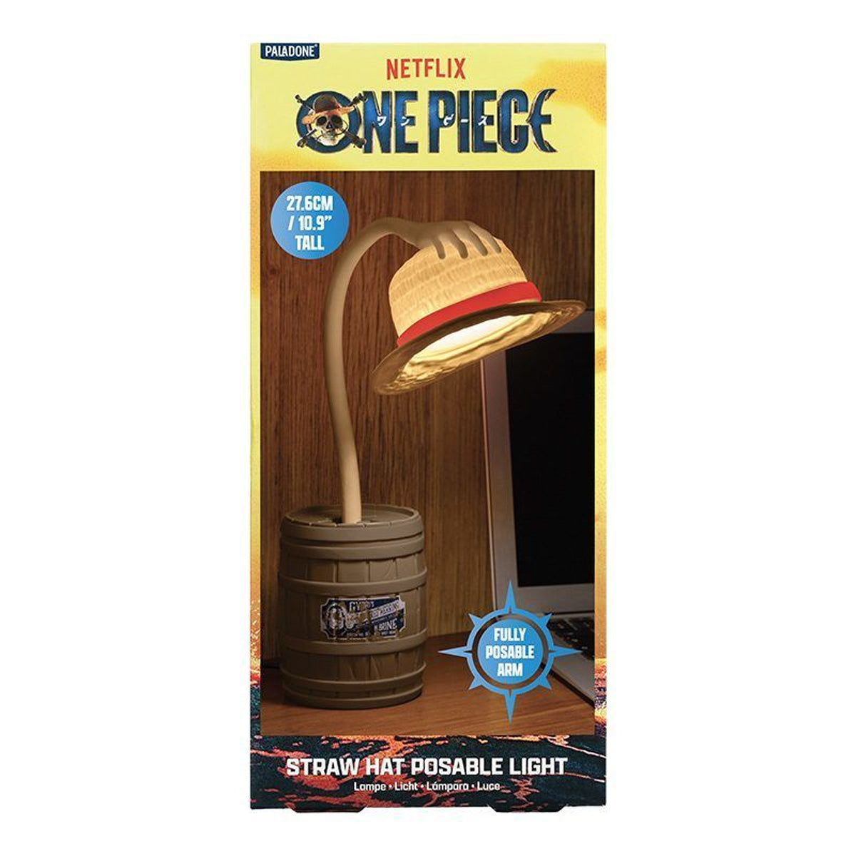 Paladone One Piece Straw Hat Posable Light (PP14468OPNF)