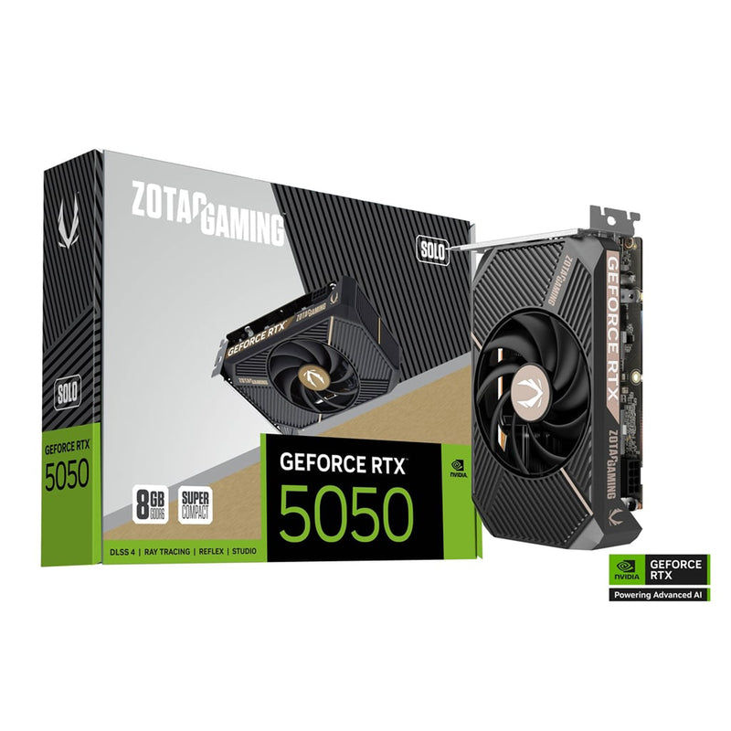 Zotac Gaming GeForce RTX 5050 8GB Solo GDDR6 Graphics Card