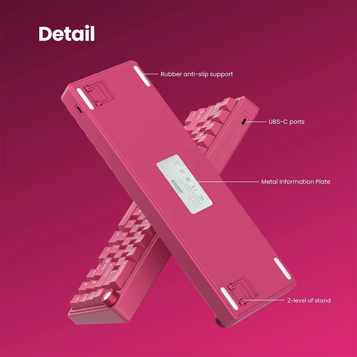 Royal Kludge R65 Single-Mode RGB Hot-Swappable Mechanical Keyboard