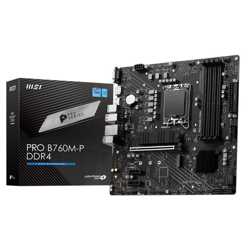 MSI Pro B760M-P DDR4 Motherboard