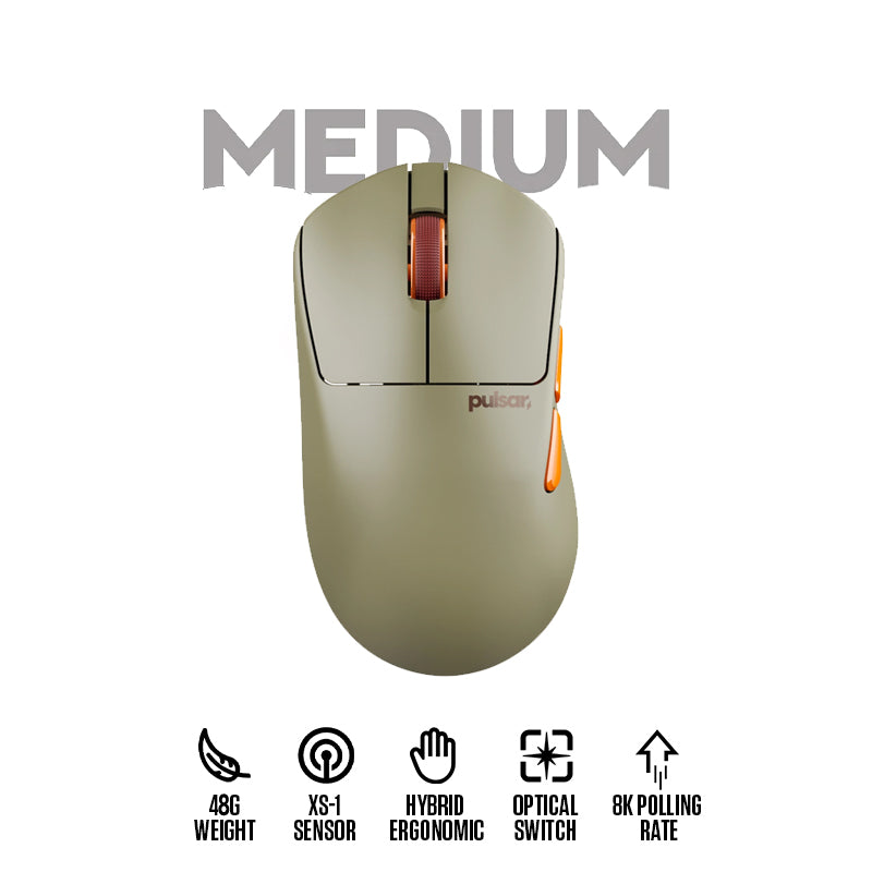 Pulsar X3 LHD CrazyLight 8K Polling Rate eSports Gaming Mouse