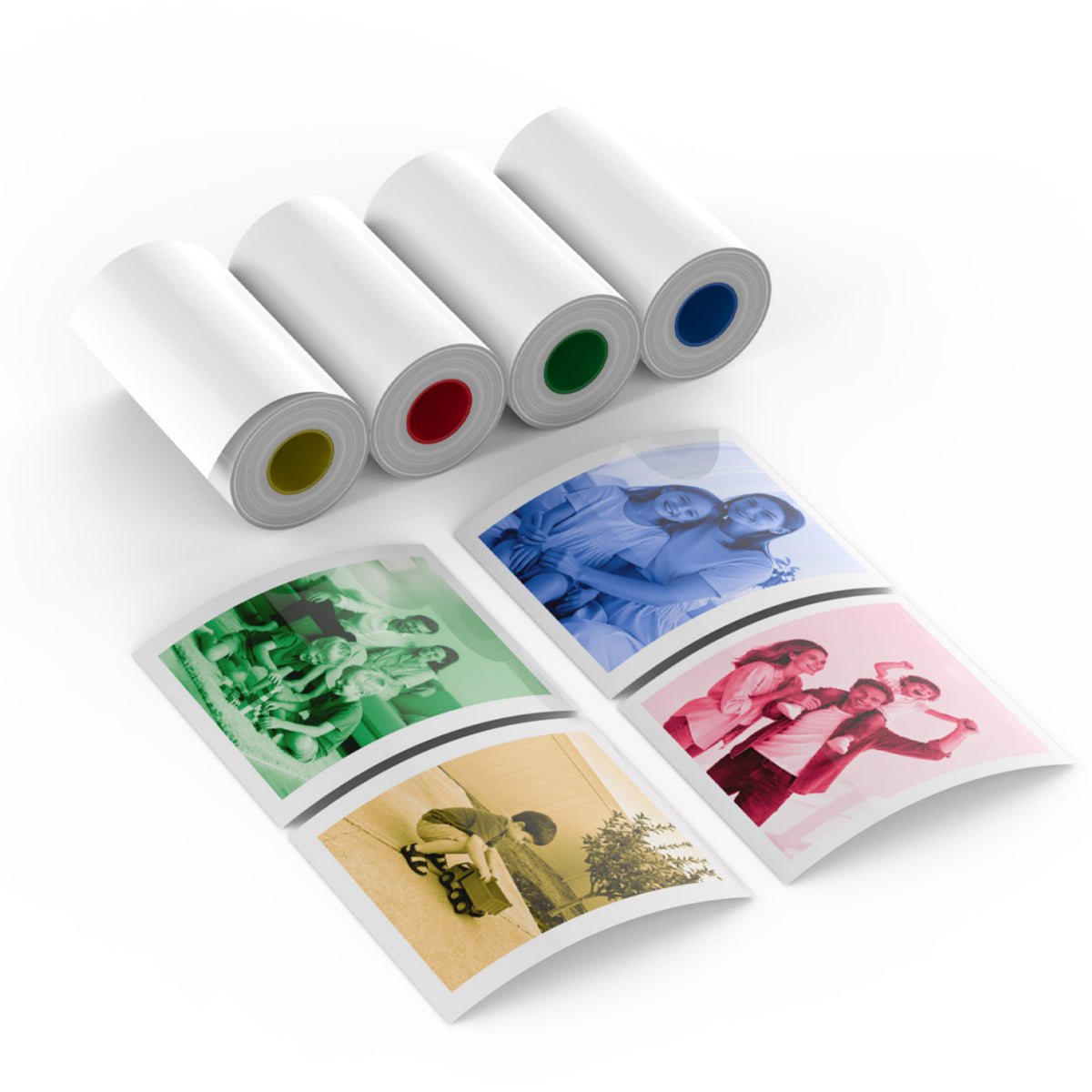 Vyvylabs Thermal Paper 4 Rolls (Color) (V-RMZ-CS)
