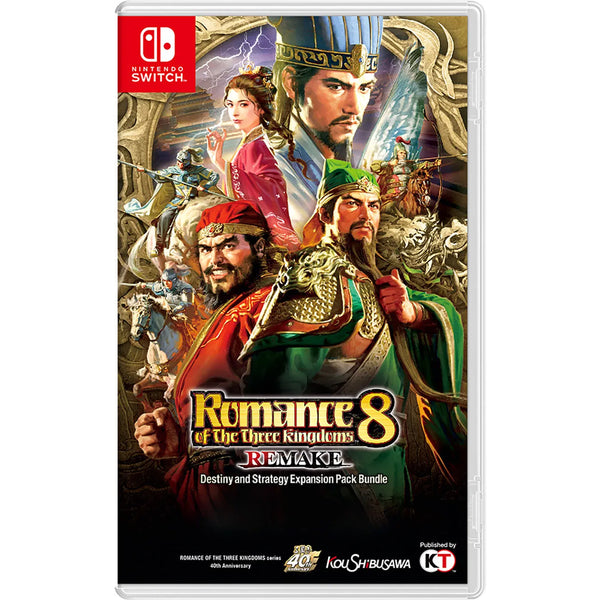 Nintendo Switch Romance of the Three Kingdoms 8 Remake Destiny and Str