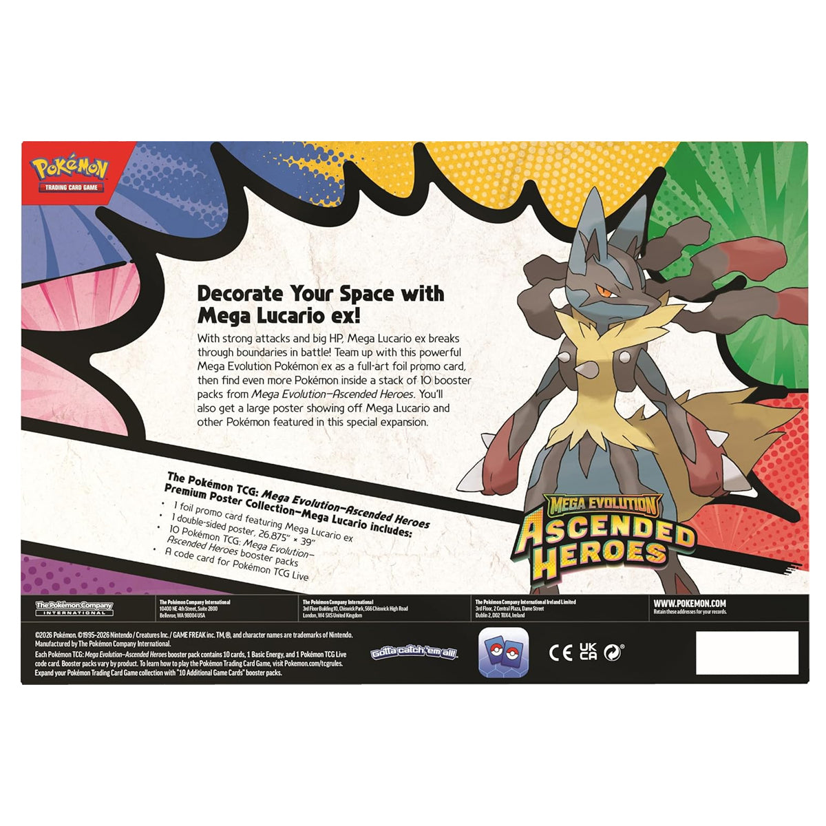 Mega Evolution Ascended Heroes Premium Poster Collection