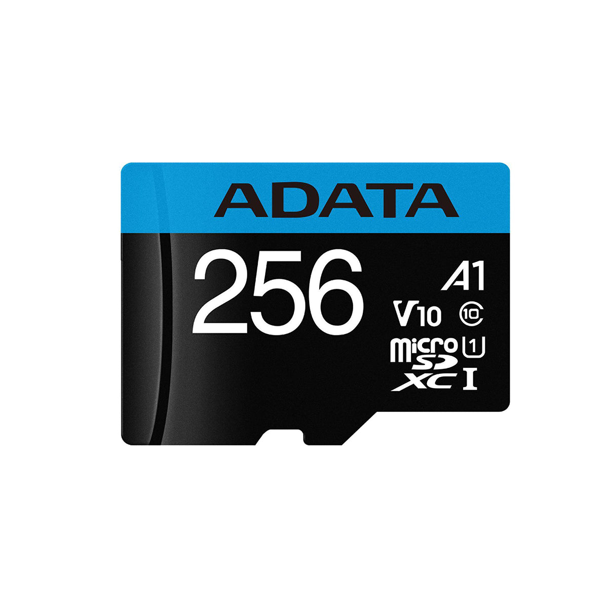 ADATA Premier 256GB MicroSDHC UHS-I Class 10 V10 A1 Memory Card With Adapter (AUSDX256GUICL10A1-RA1)