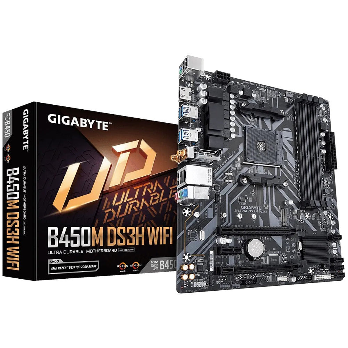 Gigabyte B450M DS3H WiFi Ultra Durable Motherboard