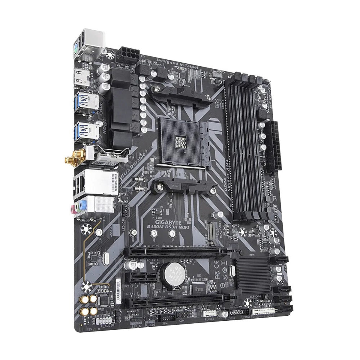 Gigabyte B450M DS3H WiFi Ultra Durable Motherboard