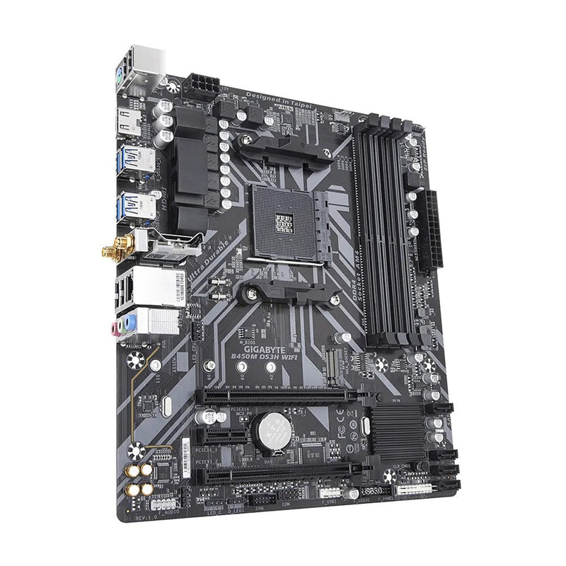 Gigabyte B450M DS3H WiFi Ultra Durable Motherboard