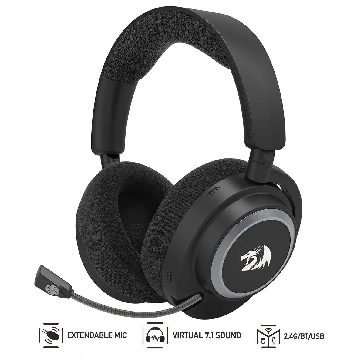 Redragon Nyx Pro H891 Wireless Gaming Headset (Black)