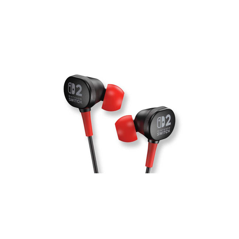 PowerA Wired Earbuds for Nintendo Switch 2 (Black)