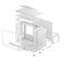 Deepcool CH160 PLUS MESH Mini-ITX Portable High Flow Pc Case