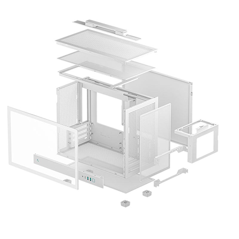 Deepcool CH160 PLUS MESH Mini-ITX Portable High Flow Pc Case