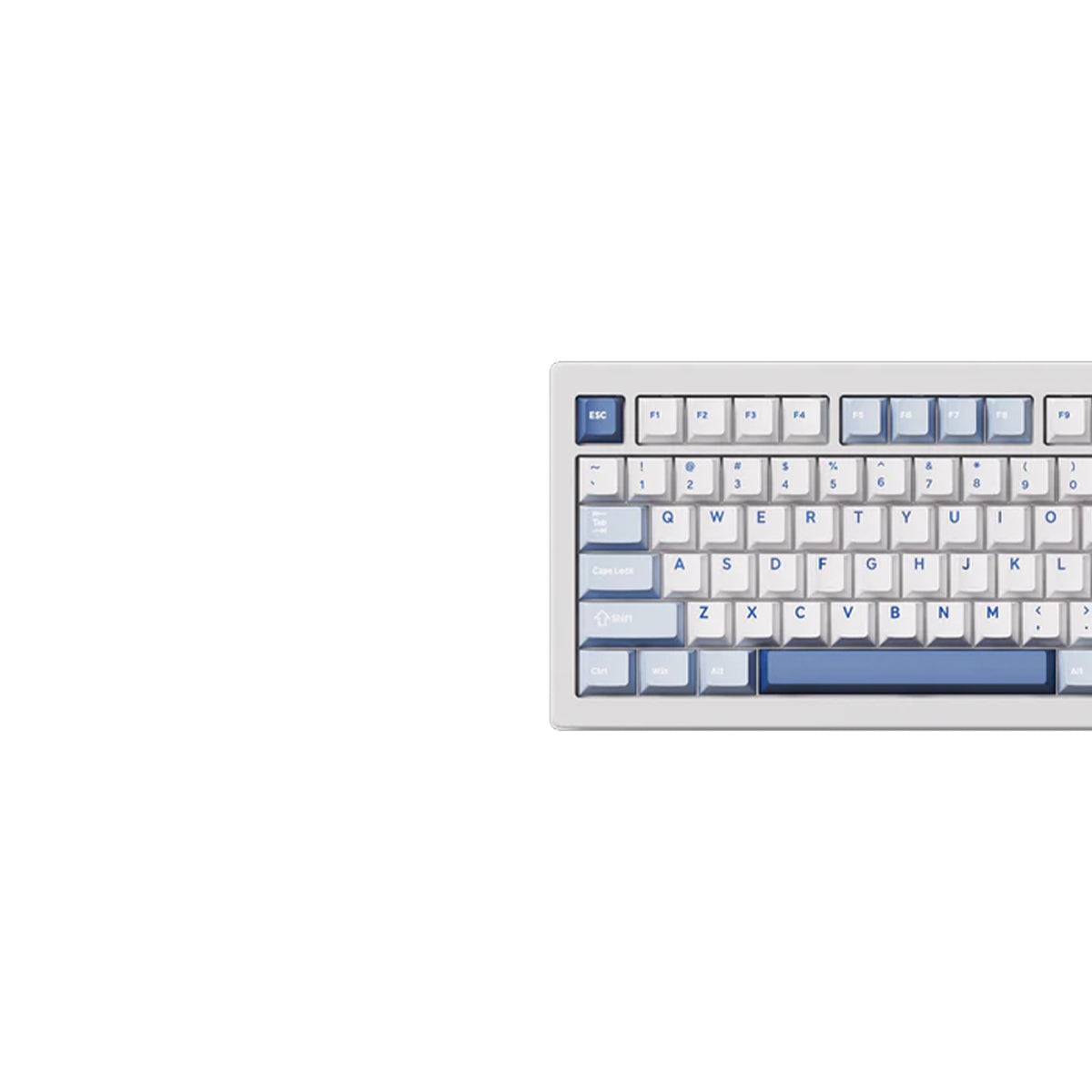 Akko 5087 V3 Glacier Multi-Mode RGB Hot-Swappable Mechanical Keyboard (Akko V3 Piano Pro Switch)