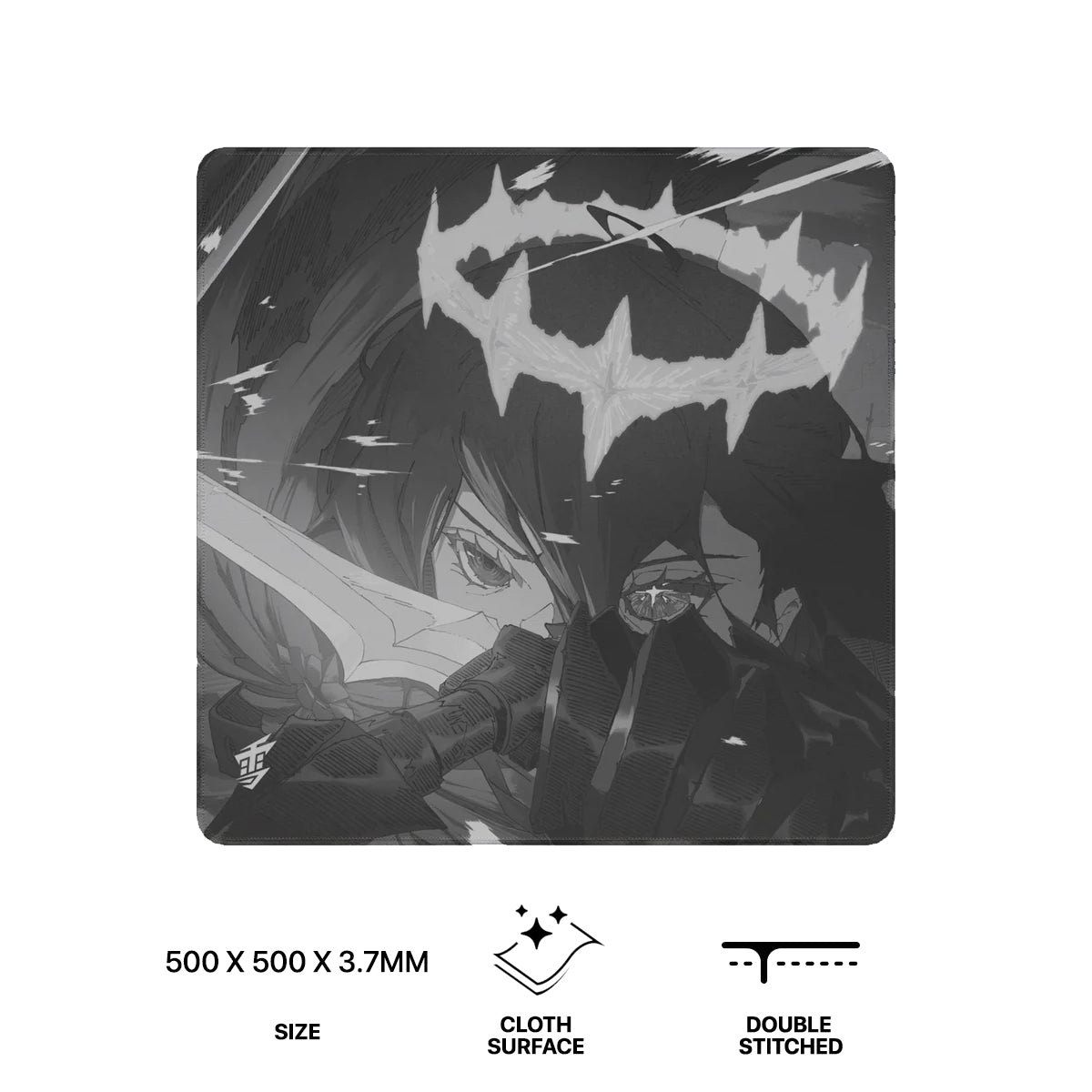 Yuki Aim Monokuro Cloth Mousepad 