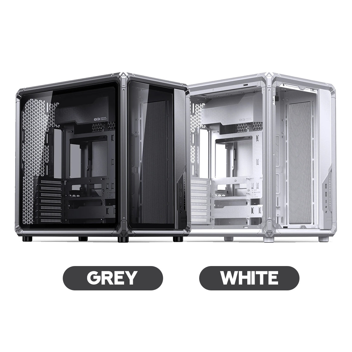 Jonsbo X400 ATX Computer Case (Grey, White)
