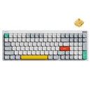 NuPhy Halo96 V2 QMK/VIA RGB Hot-Swappable 99-Key Wireless Mechanical Keyboard (Lemon Switch) (Iconic White)