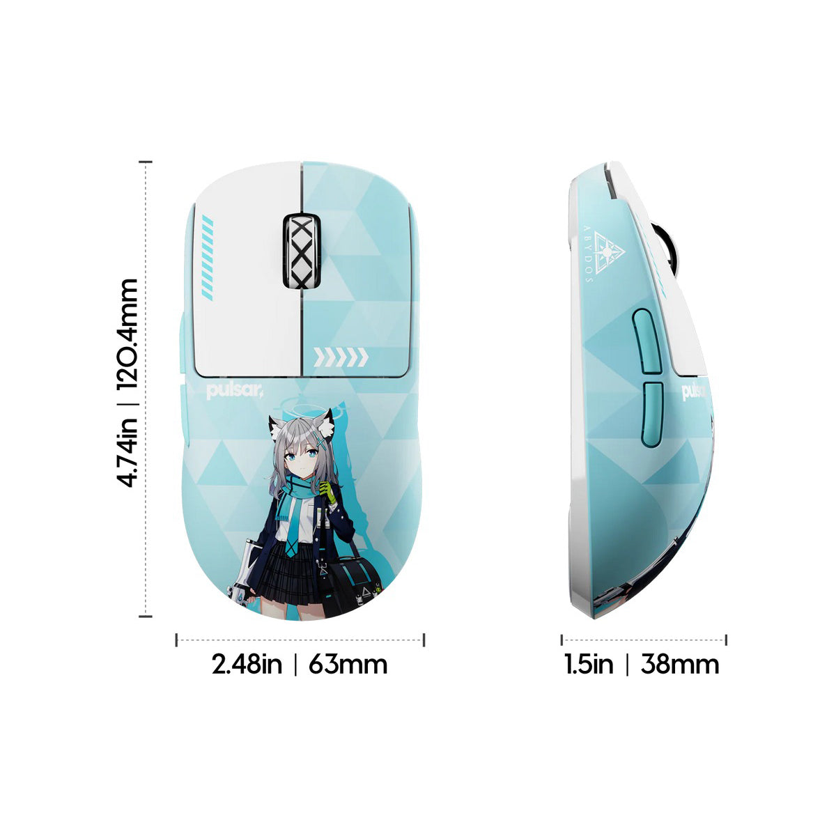 Pulsar X2 CrazyLight BlueArchive Shiroko Edition