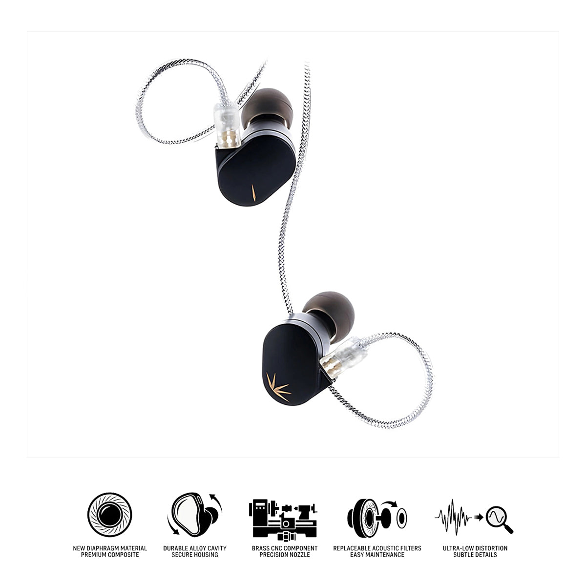 Moondrop CHU II DSP High-Performance Dynamic Driver In-ear Earphones