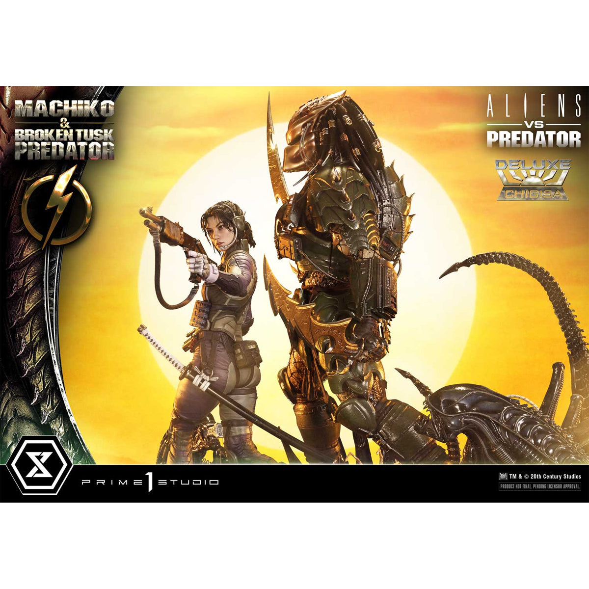 Ultimate Premium Masterline Aliens vs. Predator Machiko & Broken Tusk