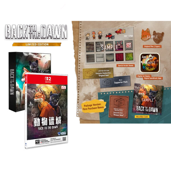 Nintendo Switch 2 Back to the Dawn Limited Edition Game Key Card (SEA)