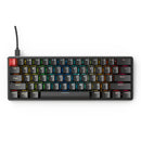 GLORIOUS PC GAMING RACE MODULAR MECHANICAL KEYBOARD GMMK COMPACT (BROWN SWITCHES) (BLACK)