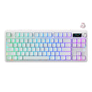 Ajazz MK87 Pro RGB Tri-Mode Mechanical Keyboard (Original Contour White) (White Peach Switch)