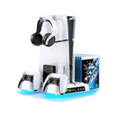 OIVO Cooling Stand with Dual Controller Charger for PS5 / PS5 Slim / PS5 Pro (White) (IV-P5329X-PRO)