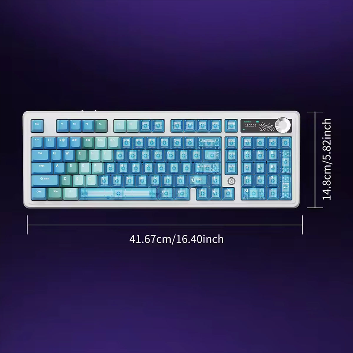 Ajazz AK980 V2 Pro RGB Tri-Mode Mechanical Keyboard 