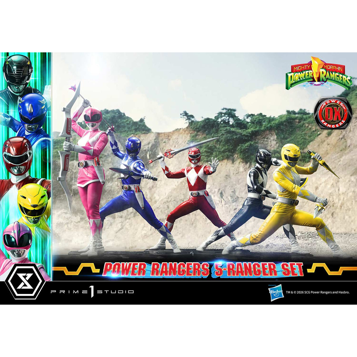 Premium Masterline Mighty Morphin Power Rangers: Power Rangers 5-Ranger Set
